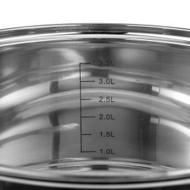 92004 Casserole with lid ⌀22, h=12cm, 4.6L