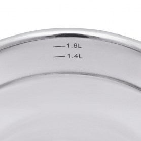 92101 Stielkasserolle mit Deckel, ~ 16, h = 9,5 cm, 1,9 l